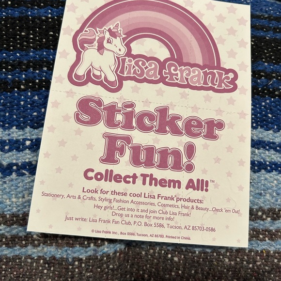 Lisa Frank Fun Sticker Sheet - Picture 2 of 2